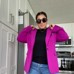 Bar III Puff - Shoulder One button Blazer